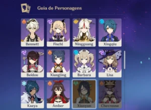 Conta Com Personagens 5⭐