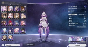 Conta Ar 25 Castorice+Cone Assinatura e Topaz - Genshin Impact