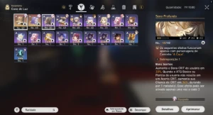 Conta Ar 25 Castorice+Cone Assinatura e Topaz - Genshin Impact