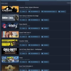 Steam conta com diversos jogos