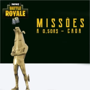 Completo sua missões no Fortnite!!