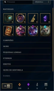 Conta de 2012 com 99 skins 110 icones 6 paginas de runas - League of Legends LOL