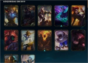 conta league of legends, gold 3, muitas skins , season 4. LOL
