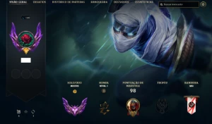Conta mestre lol 400PDL - League of Legends