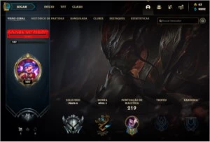 League of Legends L107 C69 S34 LOL