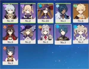 Conta inicial server NA ar7 principal Masculino com Mona - Genshin Impact