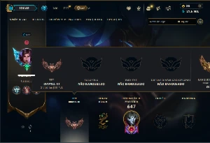 Unranked com TODOS os champs e 115 Skins ( ADC / JG / TOP )