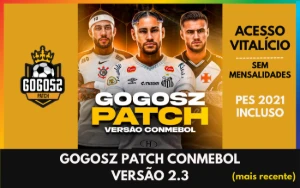 💛 Patch GOGOSZ CONMEBOL + PES 2021┃Acesso Vitalício!