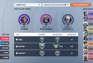 Conta overwatch top 500 dps - Blizzard