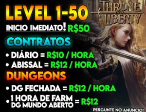 Throne And Liberty - Level 50 | Contratos | Dungeons 