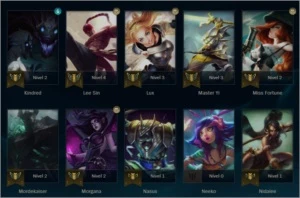 Conta Gold League of Legends Season 2019 LOL