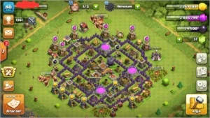 CLASH OF CLANS (Cv 8/Bem upado/Preço Acessível)