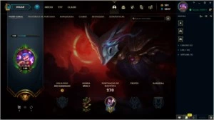Conta league of legends 148 , com 40 skin unranked LOL