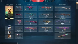 Vendo conta valorant com mais de 2000 gastos em skin