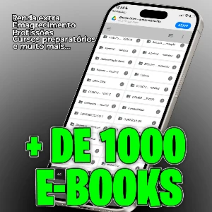 📚 Pack com + de 1000 E-BOOKS PLR em Português – PARA VENDER - eBooks