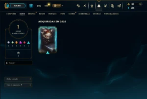 Platina 3 com 45 Champs e 1 Skin - League of Legends LOL
