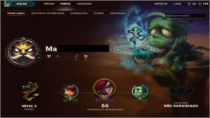 CONTA DE LEAGUE OF LEGENDS LOL
