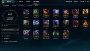 CONTA DE LEAGUE OF LEGENDS LOL