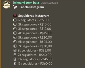 1K SEGUIDORES REAIS MISTOS - Redes Sociais