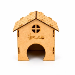 Casinha Simples para Hamster - Flap Pet - Artesanato e Personalizados