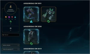 CONTA MAIN ADCARRY PLATINA MMR BOM - League of Legends LOL