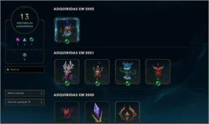 CONTA MAIN ADCARRY PLATINA MMR BOM - League of Legends LOL
