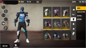 Conta de Free Fire com calça angelical e 14 passes