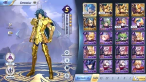NOVO servidor A140 Kanon de Gêmeos / Camus divino - Saint Seiya Awakening SSA