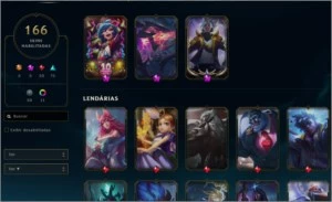 Vendo conta de Lol + Valorant - League of Legends