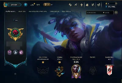 Conta League of Legends Lux Elementalista LOL