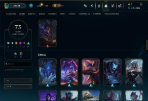 Conta League of Legends Lux Elementalista LOL