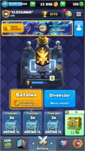 Conta Clash royale nível 11 pode ser trocado de nome.
