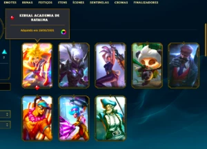 Conta Barata Com Skin Da Riven Coelhinha + Ezreal Lendária - League of Legends LOL