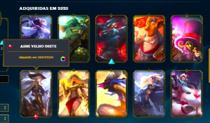Conta Barata Com Skin Da Riven Coelhinha + Ezreal Lendária - League of Legends LOL