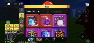 Conta de blox fruits com vários passes raros - Roblox