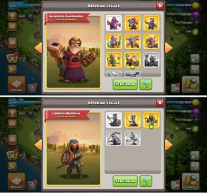 Cv14 Full Th14 100% Supercell Id Virgem 30 Skins Ñ Cv15 Cv13 - Clash of Clans