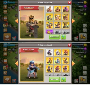 Cv14 Full Th14 100% Supercell Id Virgem 30 Skins Ñ Cv15 Cv13 - Clash of Clans