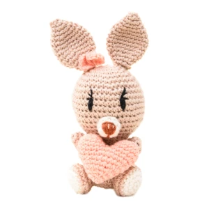 Kit Bebê Coelhinhos em Amigurumi com 7 Peças - Artesanato e Personalizados