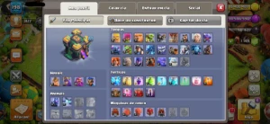 Cv14 Barato Th14 11 Skins 4 Paisagem 6 Construtor Bem Upado - Clash of Clans