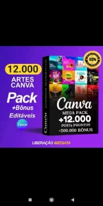 + de 12 mil post pronto canva - Outros