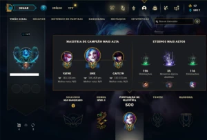 Unranked com TODOS os champs e 124 Skins ( MAIN ADC ) - League of Legends LOL
