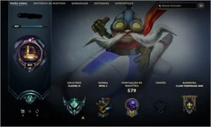 Vendo conta de lol LVL 401, com 281 Skins, full champ - League of Legends