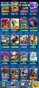 Conta rara Clash Royale com 🔥 (113 cartas) + 1200 gemas🔥