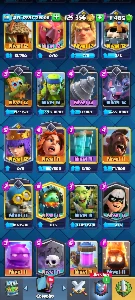 Conta rara Clash Royale com 🔥 (113 cartas) + 1200 gemas🔥