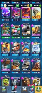 Conta rara Clash Royale com 🔥 (113 cartas) + 1200 gemas🔥