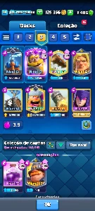 Conta rara Clash Royale com 🔥 (113 cartas) + 1200 gemas🔥