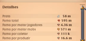 600m de fama com metamorfo/arcano 800 - Albion Online