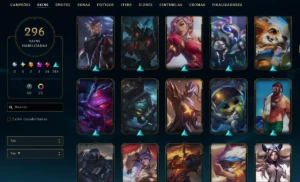 Conta Lol 296 Skins | Todos Campeões - League of Legends