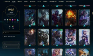 Conta Lol 296 Skins | Todos Campeões - League of Legends