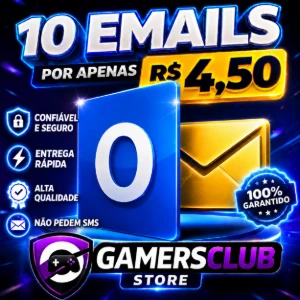 CONTAS OUTLOOK - NÃO PEDEM SMS - Emails